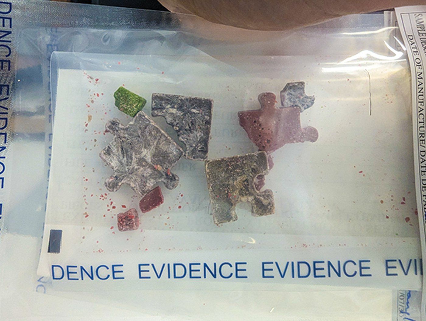 Piikani RCMP issue warning about ‘pink’ drug, seize puzzleshaped